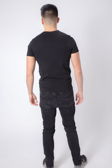 Black Short Sleeve Crew T-Shirt