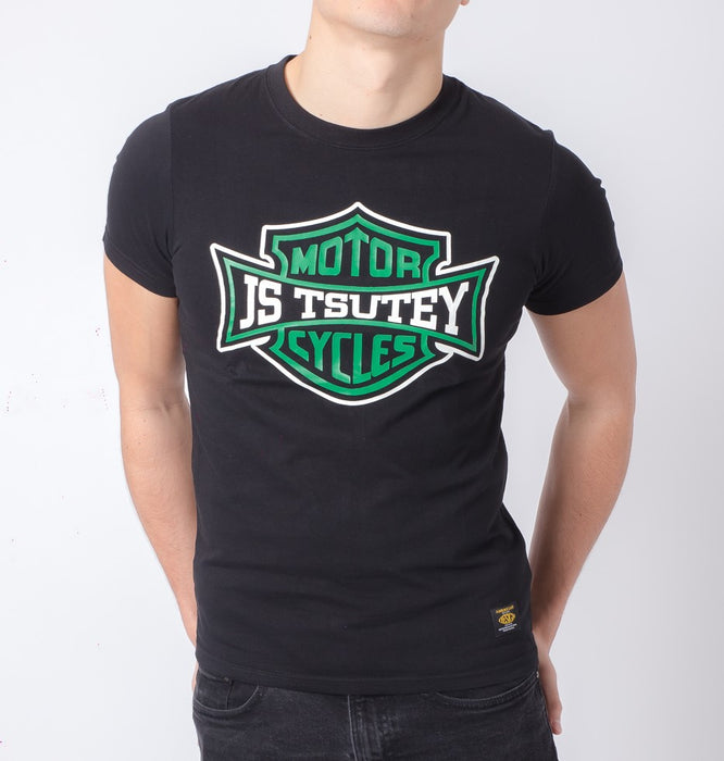 Black Short Sleeve Crew T-Shirt