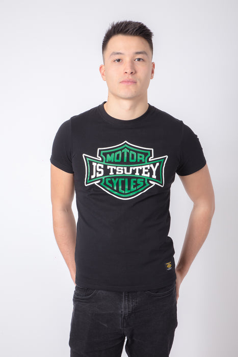 Black Short Sleeve Crew T-Shirt