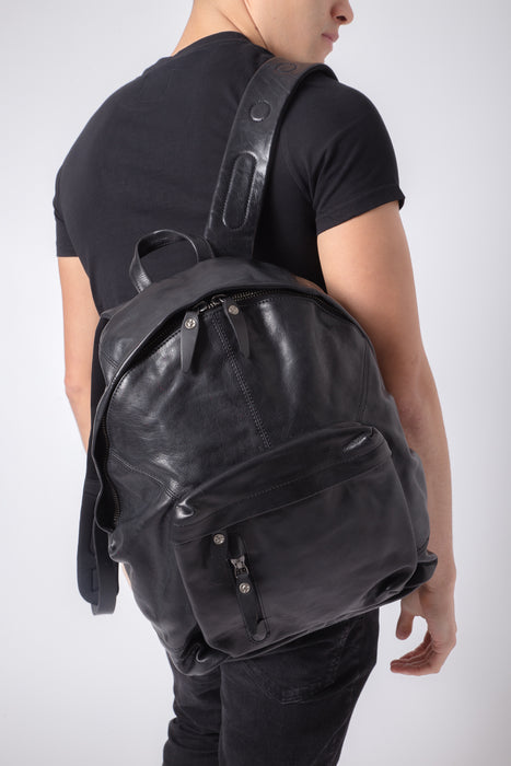 Men's Dual Fabric Backpack