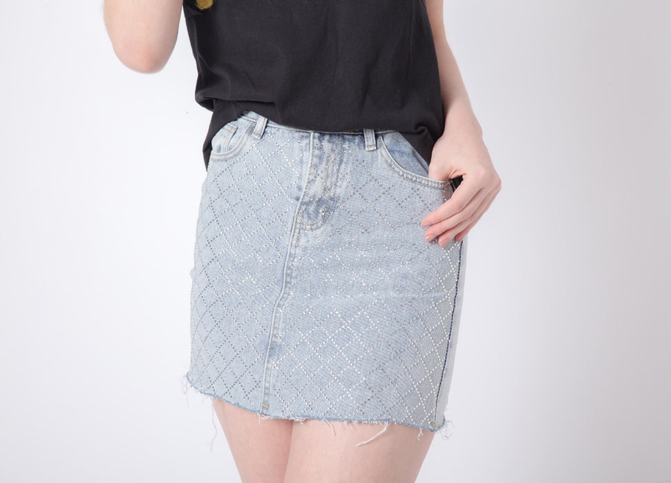 Denim Mini Skirt