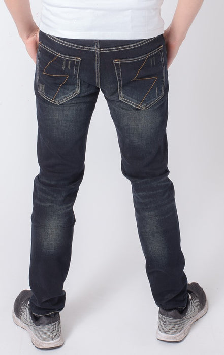 Men Straight Washed Jeans